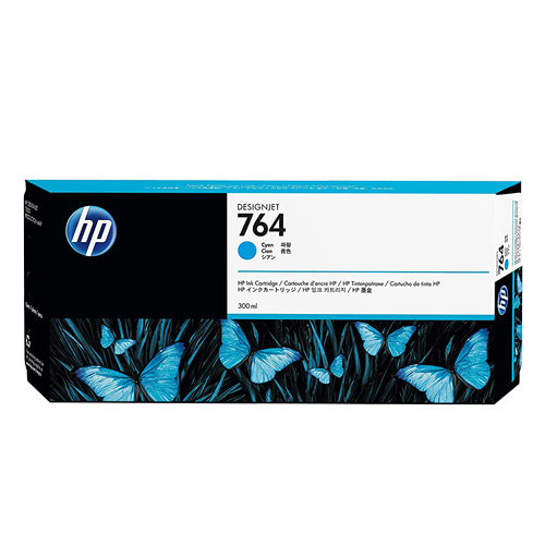HP 764 파랑 300㎖ 정품 잉크 카트리지 (C1Q13A)