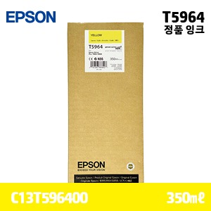 EPSON T5964 노랑 350㎖ 정품 잉크