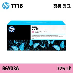 HP 771B 연한 빨강 775㎖ 정품 잉크 (B6Y03A)