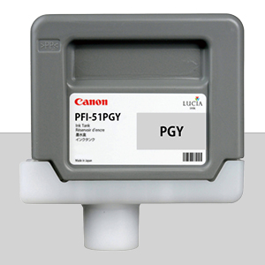 CANON PFI-51PGY 연한 회색 160㎖ 정품 잉크 탱크 (0845C)
