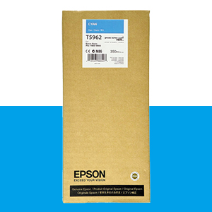 EPSON T5962 파랑 350㎖ 정품 잉크 카트리지 (C13T596200)