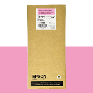 EPSON T5966 비비드 연한 빨강 350㎖ 정품 잉크 카트리지 (C13T596600)