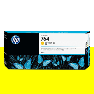 HP 764 노랑 300㎖ 정품 잉크 카트리지 (C1Q15A)
