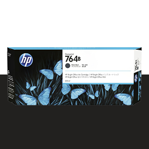 HP 764B 매트 검정 300㎖ 정품 잉크 카트리지 (3WX40A)