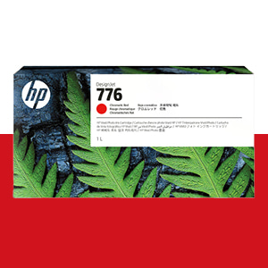 HP 776 크로마틱 레드 1ℓ 정품 잉크 카트리지 (1XB10A)