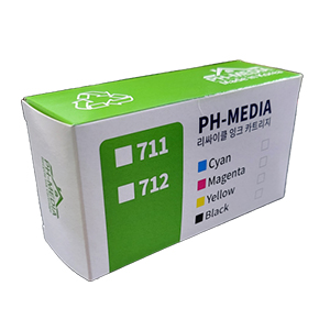 PH 711 재생 잉크 시리즈(디자인젯 T120 / T125 / T130 / T520 / T525 / T530 호환용)
