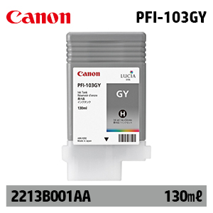 캐논 PFI-103GY 130㎖ 회색(Gray) 정품 잉크 카트리지 (2213B001AA)