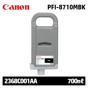 캐논 PFI-8710MBK 700㎖ 매트 검정(Matte Black) 정품 잉크 카트리지 (2368C001AA)