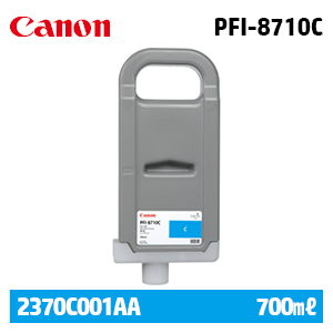 캐논 PFI-8710C 700㎖ 파랑(Cyan) 정품 잉크 카트리지 (2370C001AA)