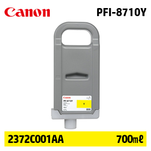 캐논 PFI-8710Y 700㎖ 노랑(Yellow) 정품 잉크 카트리지 (2372C001AA)